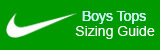 Nike Boy's Tops Size Guide