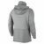 Dark Grey Heather/Sail/Sail Back View Hooded