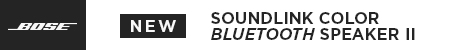 NEW! Bose SoundLink Color Bluetooth Speaker II